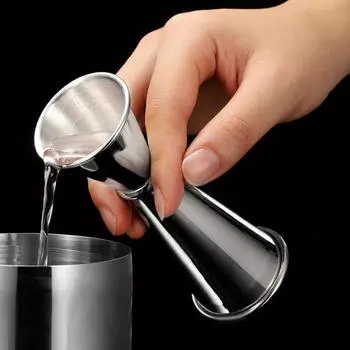 Двуглавый мерный стаканчик для вина, мерный стакан для бармена, для бара, гостиной 30ml 45ml