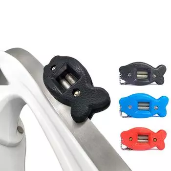 Двухъядерная алмазная точилка для хоккейных кроссовок, лезвие для коньков, хоккейная заточка Oilstone, портативная с подвесным ремешком чёрный