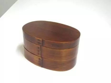 Двухъярусный ланч-бокс Bent Wappa Oval Type для мужчин и мальчиков