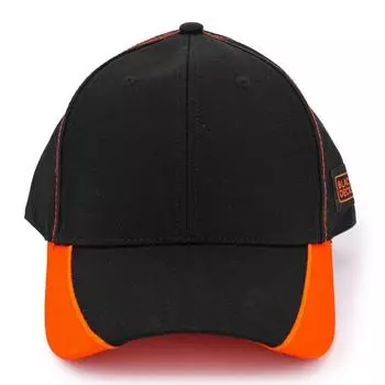 Двухцветная черно-оранжевая кепка Мужская BLACK & DECKER Taille unique чёрный