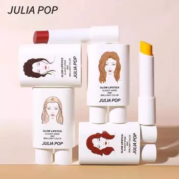 Двухцветная губная помада, белая и стойкая, не легко окрашивается, чашка, увлажняющая и питательная, штабелирующая, меняющая цвет желтая помада