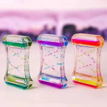 Двухцветная лестница, масляная капля, песочные часы, игрушки для снятия стресса, креативные украшения для домашнего стола, украшения, новейшие поделки, праздничный подарок
