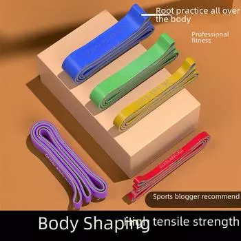 Двухцветная мужская лента для тренировок с сопротивлением — эластичная для фитнеса, силы, помощи при подтягиваниях