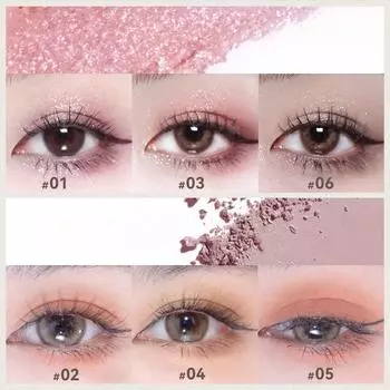 Двухцветная палитра теней для век, матовая перламутровая водная штукатурка пыльно-розового цвета, стойкие, легкие тени для повседневного макияжа.