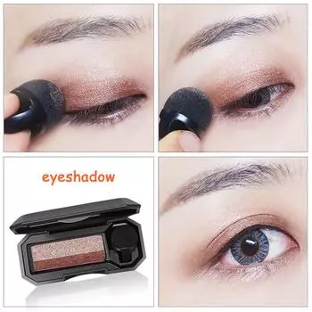Двухцветная пудра для макияжа теней для век, гибкость, долговечность One Size