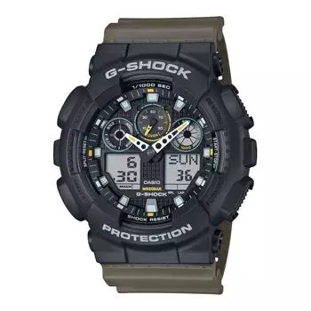 [] Двухцветная утилитарная цветовая гамма GA 100TU 1A3JF [Casio] наручные часы G SHOK мужские Olivine