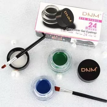 Двухцветная водостойкая подводка для глаз с антипригарным покрытием Натуральный стойкий крем для бровей Двухкомпонентная комбинация нескольких цветов #1