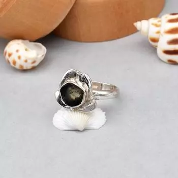 Двухцветное кольцо из стерлингового серебра 925 пробы с необработанным зеленым турмалином и драгоценным камнем 8,5, подарок США 8.5 US