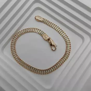 Двухцветное ожерелье-цепочка с покрытием для женщин и мужчин, подарок 19cm