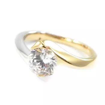 Двухцветное позолоченное кольцо Clin