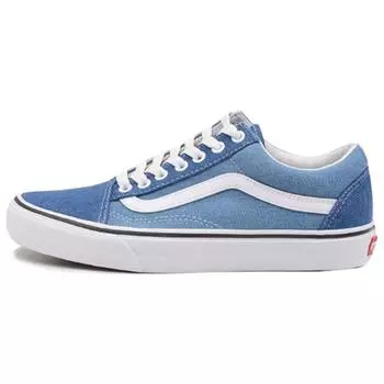 Двухцветные кроссовки унисекс Vans Old Skool Denim Синие True-White VN0A38G1Q69