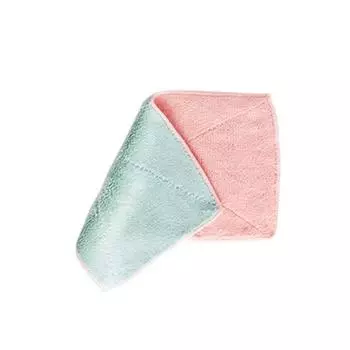 Двухцветный абсорбент для кухни, ванной комнаты, полотенца для мытья рук, тряпка для мытья посуды розовый/фиолетовый