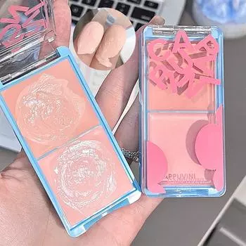 Двухцветный хайлайтер CAPPUVINI Естественно осветляет лицо Матовая текстура