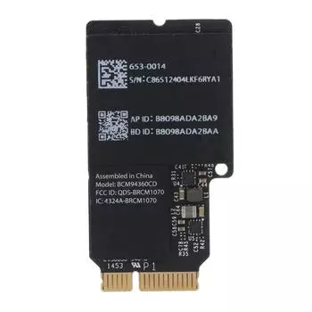 Двухдиапазонный 1750 Мбит/с 802.11ac Bcm4360 WiFi для Bluetooth 4,0 BCM94360CD PCIE беспроводной адаптер MacOS Hackintosh AirPort