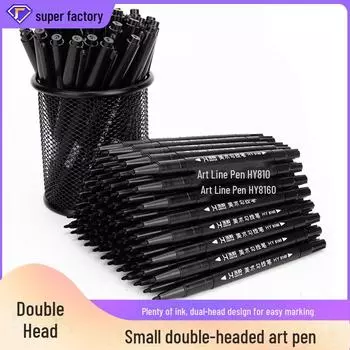 Двухголовая ручка для рисования на водной основе для детей: Стили граффити, иглы и подписи Blue 100 pieces bulk