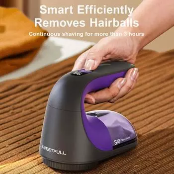 Двухголовочный триммер для удаления комков шерсти, бритва, бытовая зарядка, USB-устройство для удаления волос со свитеров и пальто, устройство для удаления комков шерсти. чёрный