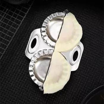 Двухголовые пресс-формы Jiaozi, гофрированный дизайн, инструменты для приготовления пельменей, аксессуары для выпечки Single Headed