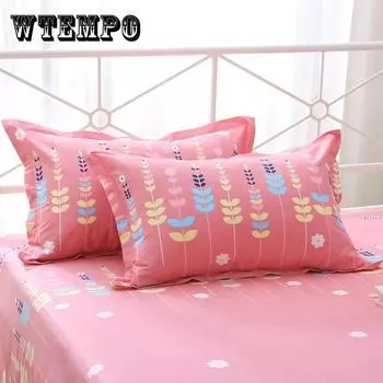 Двухкомпонентная хлопковая наволочка Односпальная двуспальная наволочка для спальни Плюс более толстый чехол для подушки