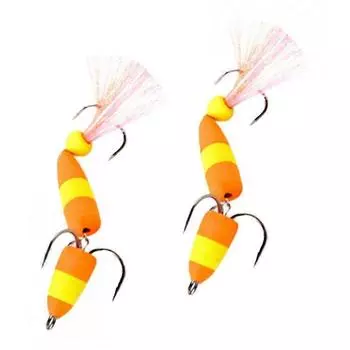 Двухкомпонентная наживка Плавающая наживка Имитация плавающей наживки Два тройных крючка