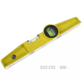 Двухлинейный спиртовой уровень магнитный с пузырьком портативная горизонтальная линейка алюминиевый корпус защита от падения для медицины и промышленности