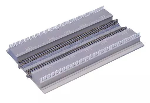 Двухпутная плита KATO N Gauge с противолежащей платформой 23-128 Поставки железнодорожных моделей