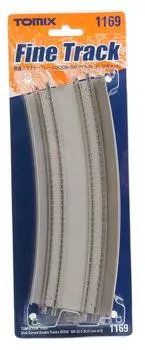 TOMIX N gauge двухпутный железобетонный кривой рельс DC539 F набор из 2 1169 принадлежности для макета железной дороги 502-22.5-SL