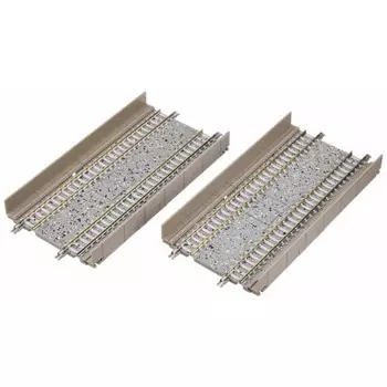 Двухпутные рельсы TOMIX N-колеи DS140 F, набор из 2 шт. 1811, принадлежности для моделей железных дорог