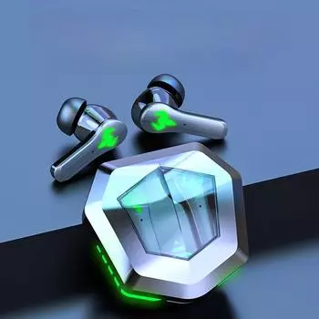 Двухрежимная Bluetooth-гарнитура N35: True Wireless, переключение между музыкальным и игровым режимами, длительный режим ожидания, китайский/английский прохладный черный