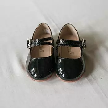 Двухрядная бижутерия для девочек Baby Jam на плоской подошве, черный-Y748 130