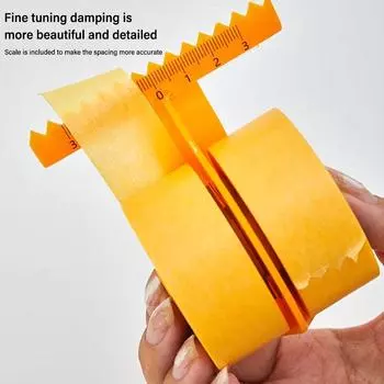 Двухрядный роликовый регулируемый диспенсер для клейкой ленты Машина для склеивания текстурированной бумаги Инструмент для склеивания липкой лентой для косметических швов