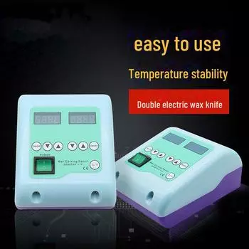 Двухручечный электрический восковой нож для зубных техников с регулируемой температурой для гравировки по воску. pen