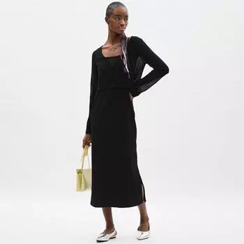 Двухсекционное платье-бретелька GU by Uniqlo