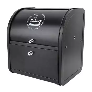 Двухслойная хлебница, металлическая хлебница, многофункциональная, большой емкости для хранения хлеба Flip Top Double Layer