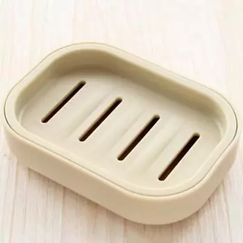 Двухслойная квадратная мыльница с крышкой, пластиковая сливная мыльница, бытовая, для ванной, дорожная, простая, портативная, креативная коробка для хранения