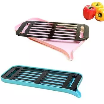 Двухслойная пластиковая сушилка для посуды с самоосушающимся носиком для кухонного фильтра для воды, кружка белый