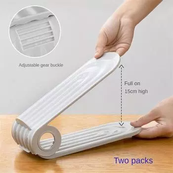 Двухслойная подставка для обуви Пылезащитная конструкция Экономит место Инновационная складная популярная компактная подставка для обуви Удобная подставка для обуви