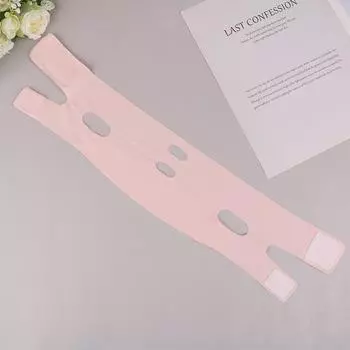 Двухслойная повязка для похудения подбородка, щек, V-образная линия, лифтинг-маска, лифтинг для лица, ремешок против морщин, маска для сна, красота