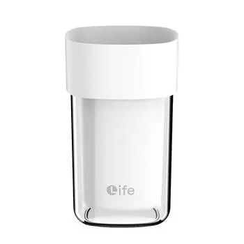 Двухслойная простая чашка для полоскания рта, бытовая чашка для зубных щеток, дорожный контейнер для хранения зубных щеток, портативный набор для мытья и ополаскивания зелёный