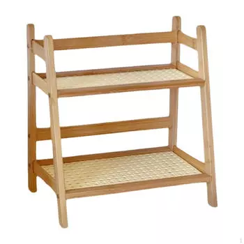 Двухслойная стойка для хранения, органайзер для стола, полка для демонстрации, подставка для растений, лестница для мелочей