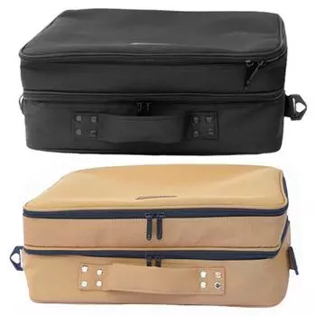 Двухслойная универсальная износостойкая газовая плита, канистра, горшок, сумки для переноски, сумка из ткани Оксфорд для противня, кассетная плита чёрный