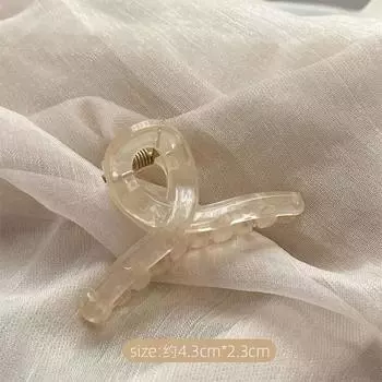 Двухслойная заколка-краб-бабочка для женщин, заколки-крабы для волос, аксессуары, подарок на годовщину, женский зажим-краб на Новый год