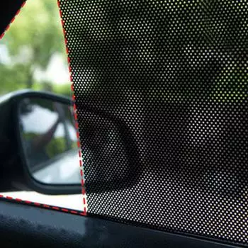 Двухслойная защитная сетка, магнитная сетка для автомобильного окна, солнцезащитный козырек, автомобильная шторка для стекла, защита от ультрафиолета, шторка для переднего и заднего окна 4238CM