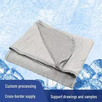 Двухслойное хлопковое прохладное одеяло для весны/лета — для сна в офисе/на диване 150x200 cm