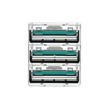 Двухслойное лезвие для ручной бритвы для мужчин и женщин Double blade (pack of 3)