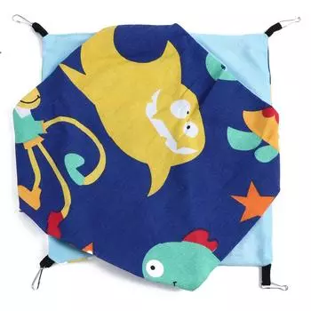 Двухслойные холщовые гамаки для домашних животных, подвесная кровать, спальный мешок для мелких домашних животных, тип D