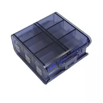 Двухслойные контейнеры для хранения лекарств 12 ячеек Складные таблетницы Коробка-диспенсер для таблеток Для улицы