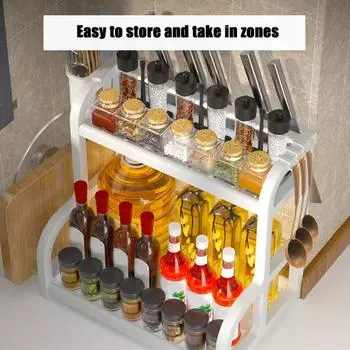 Двухслойные кухонные полки с полым дизайном, прочный несущий нержавеющий держатель для разделочных досок