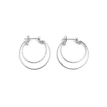 Двухслойные серьги в стиле ретро для женщин, новые трендовые летние серьги в нишевом дизайне