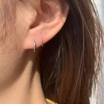 Двухслойные спиральные серьги. Новый стиль. Простые и холодные ретро-серьги для женщин.