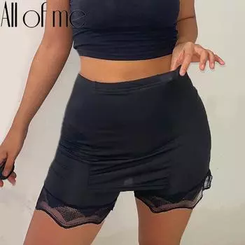 Двухслойные защитные брюки, женские шорты, нижнее белье, летние тонкие короткие леггинсы большого размера для женщин, женские защитные брюки, нижнее белье L белый